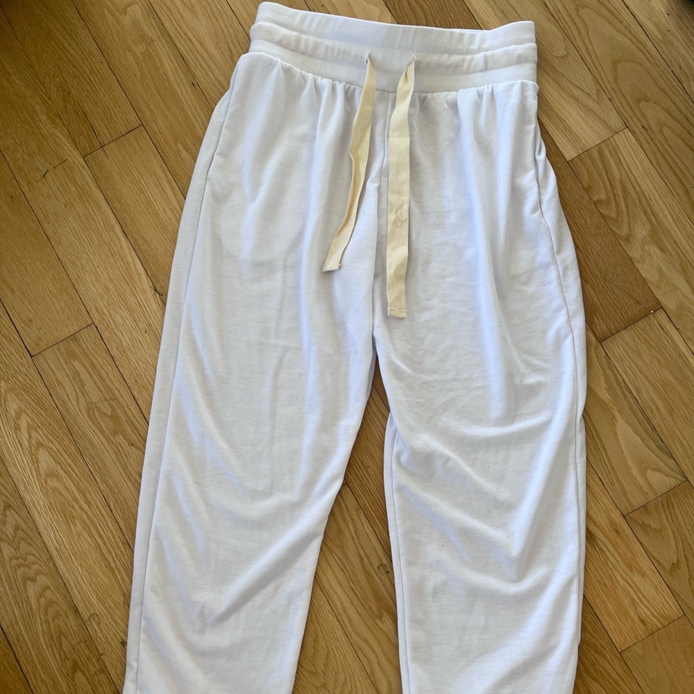 White Joggers